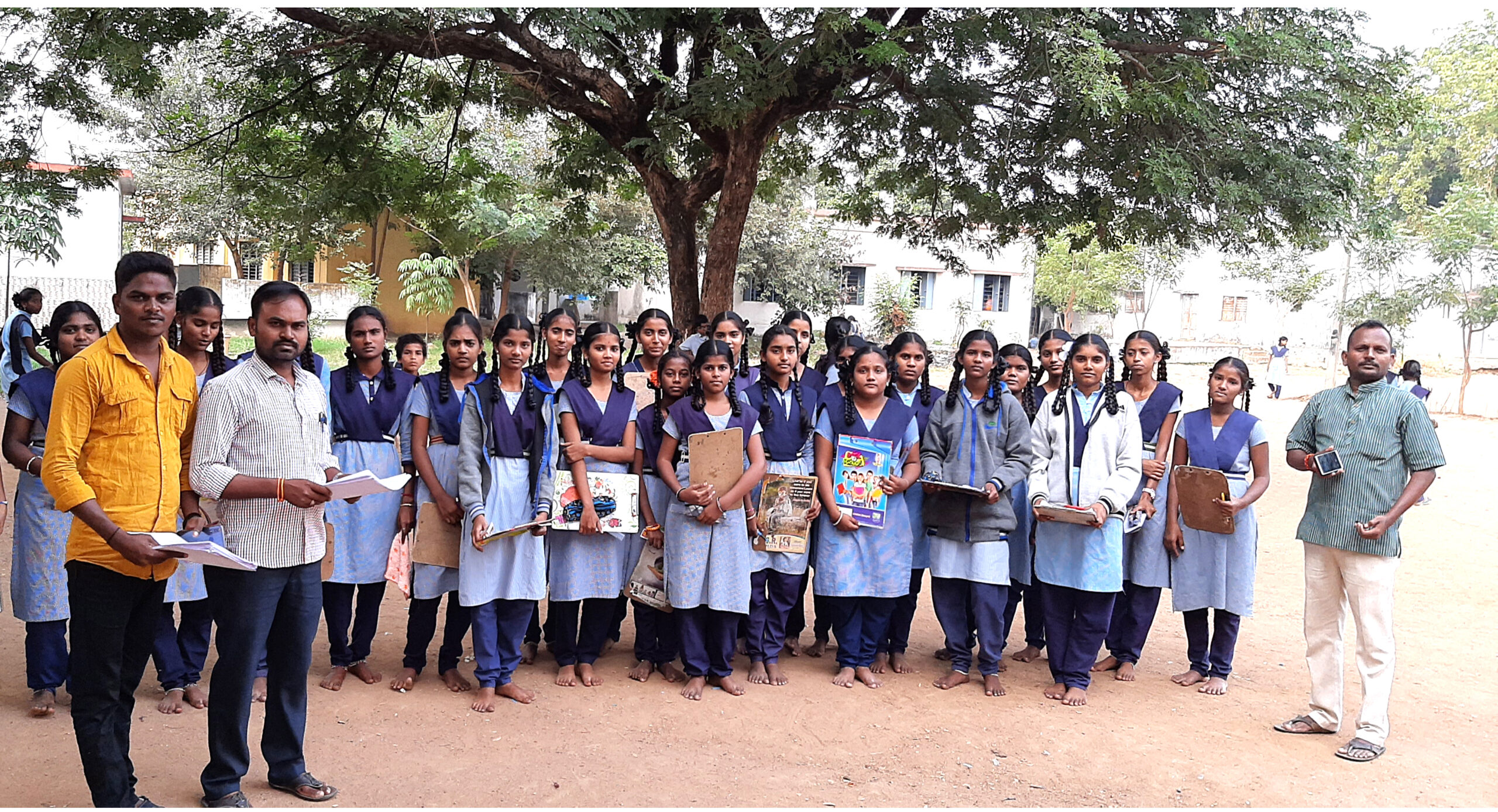 National Humanrights day prog conducted at ZPHS Kamanpur